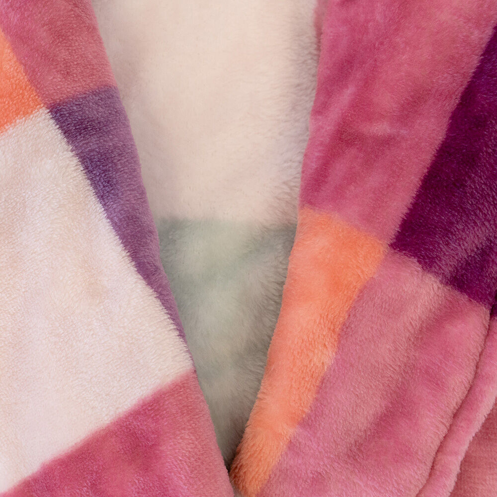 Bambury Women's Charlie Ultraplush Robe w/ Pockets Bathrobe Sherbet