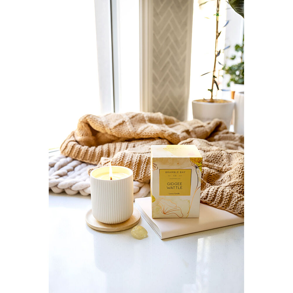 Bramble Bay Native Plum Gidgee Wattle Scented Ceramic Candle 270g