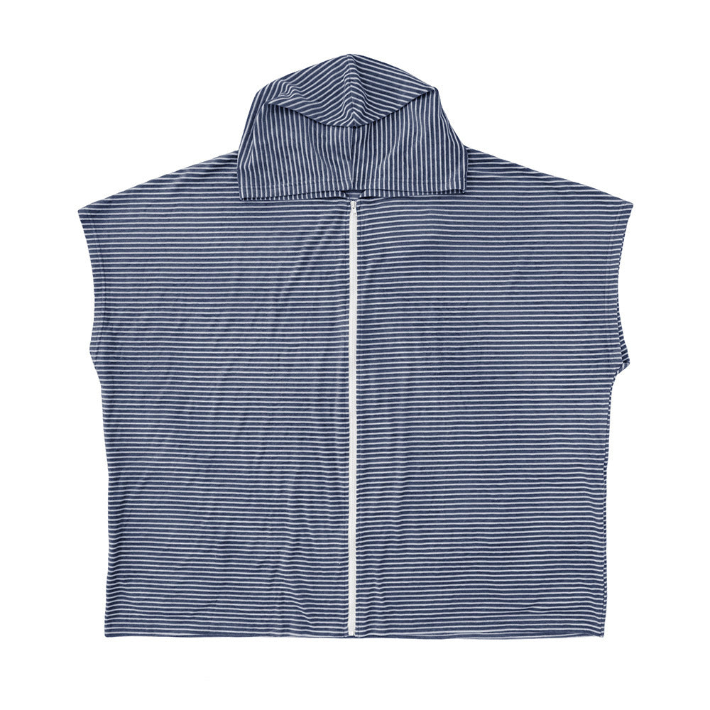 Bambury Men/Womens Zip Front Beach Poncho 90x90cm - Navy