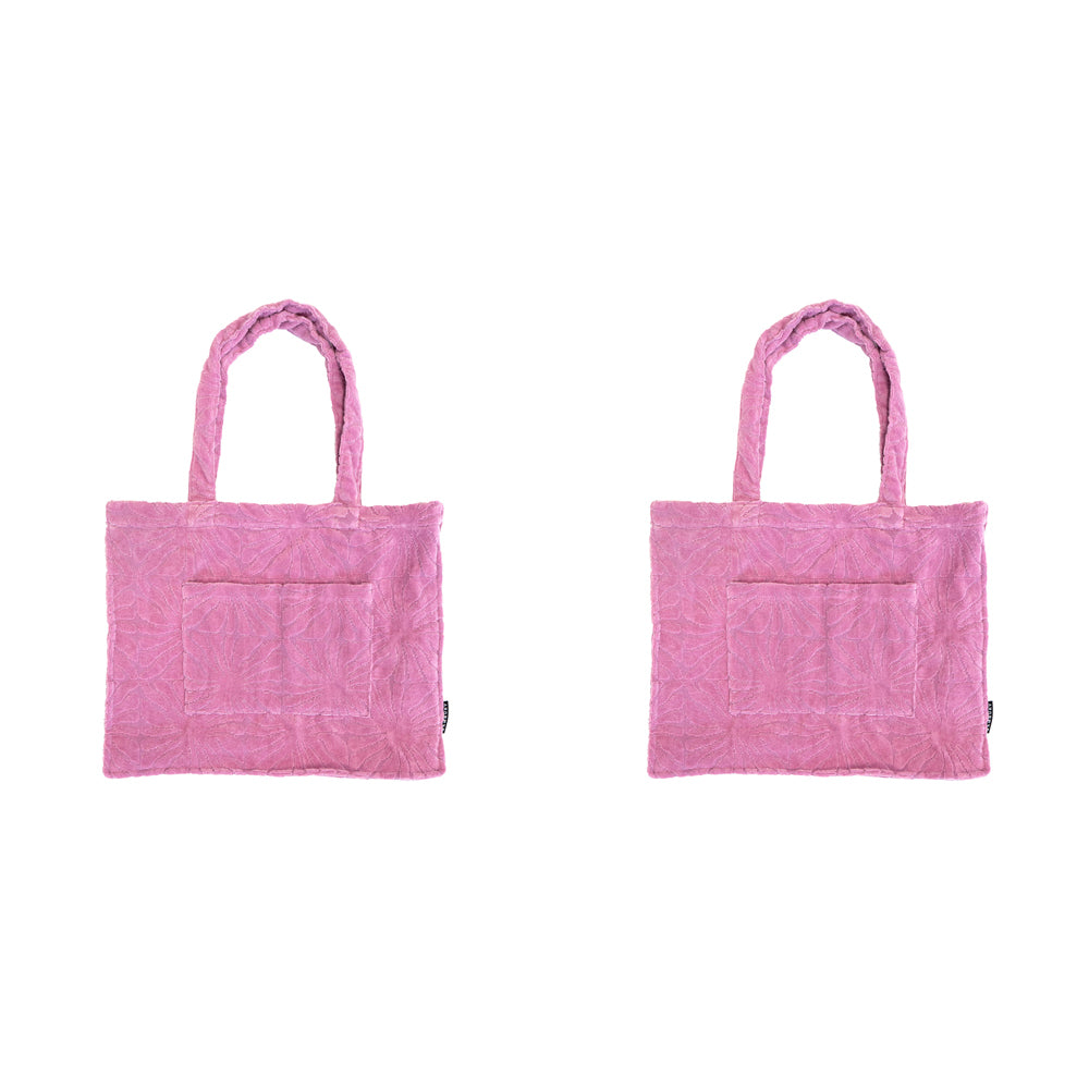 2PK Bambury HiLo Tote Bag Dandy Carry All Handbag 48x38cm - Orchid