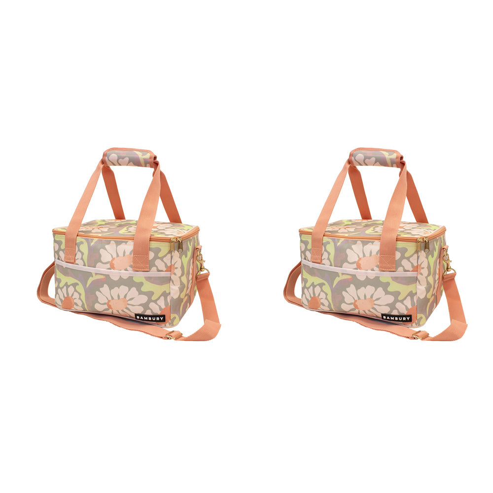 2PK Bambury Sadie Cooler Bag Insulated Food Carrier Small