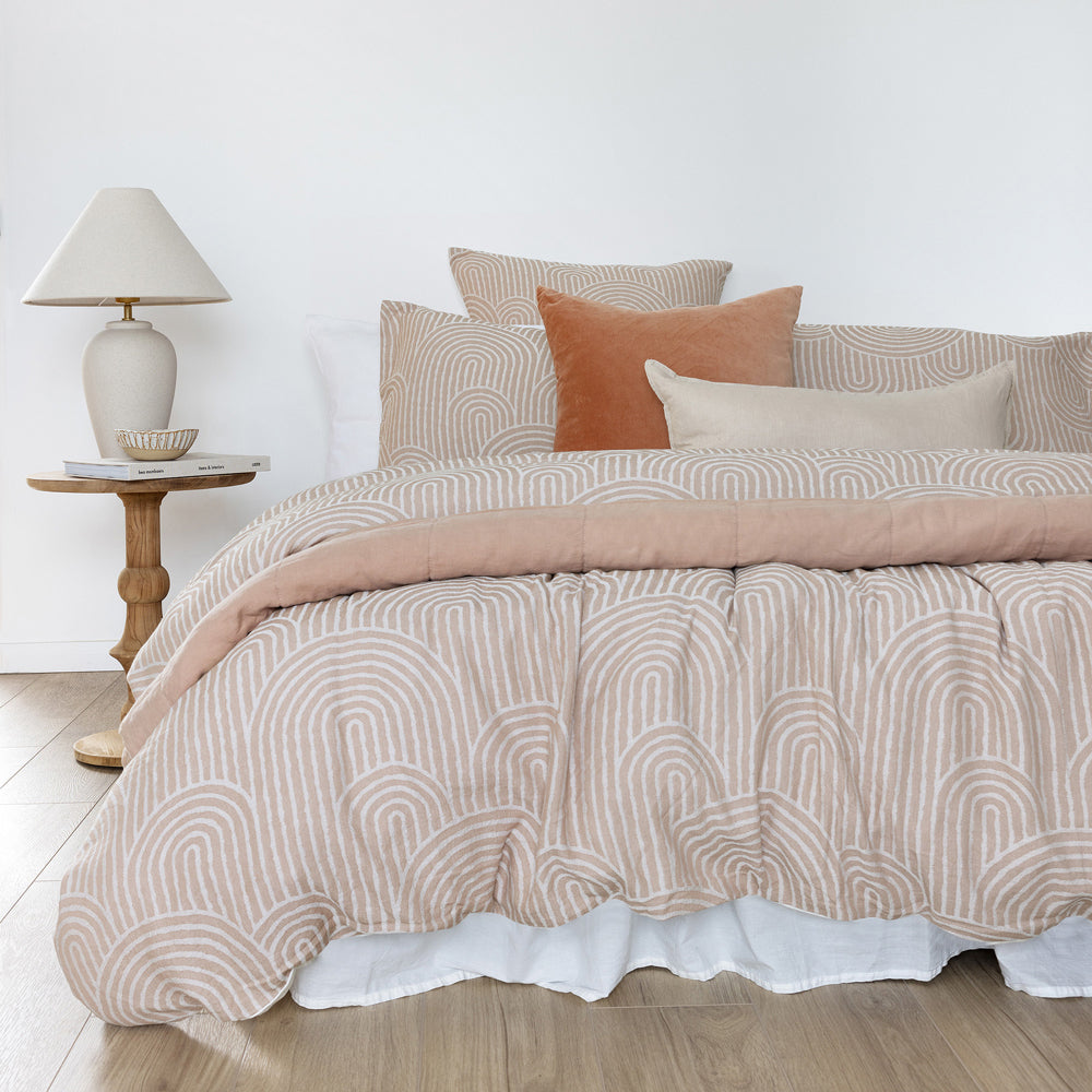 Bambury Merida Cotton Quilt Cover w/ Pillowcase Set