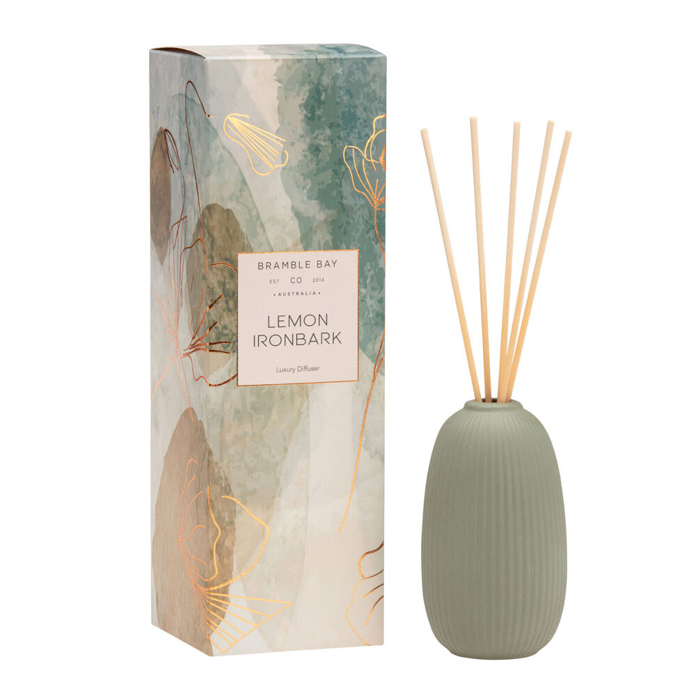 Bramble Bay Native Reed Diffuser Lemon Ironbark Scented Home Fragrance 150ml