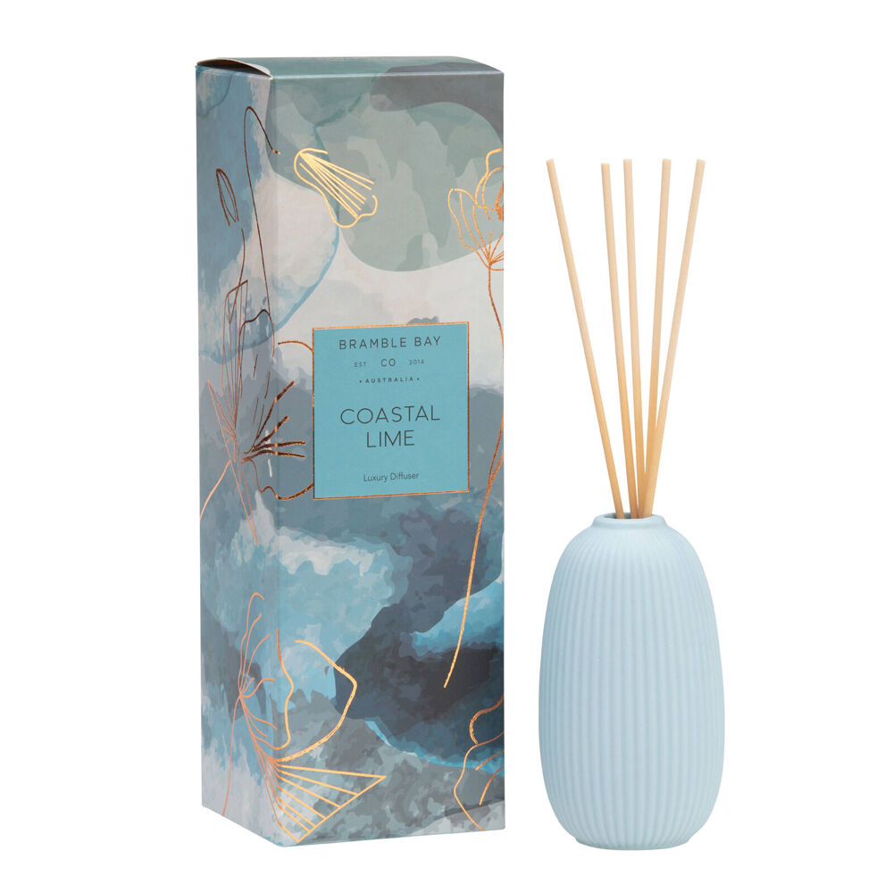 Bramble Bay Native Reed Diffuser Coastal Lime Scented Home Fragrance 150ml