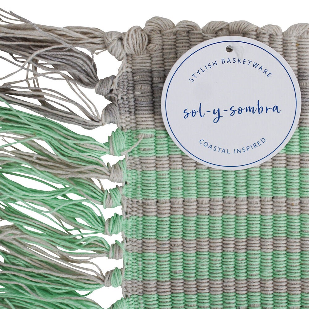2PK LVD Thick Weaved Cotton Outdoor Mat Floor Rug 60x90cm Beachside Blue