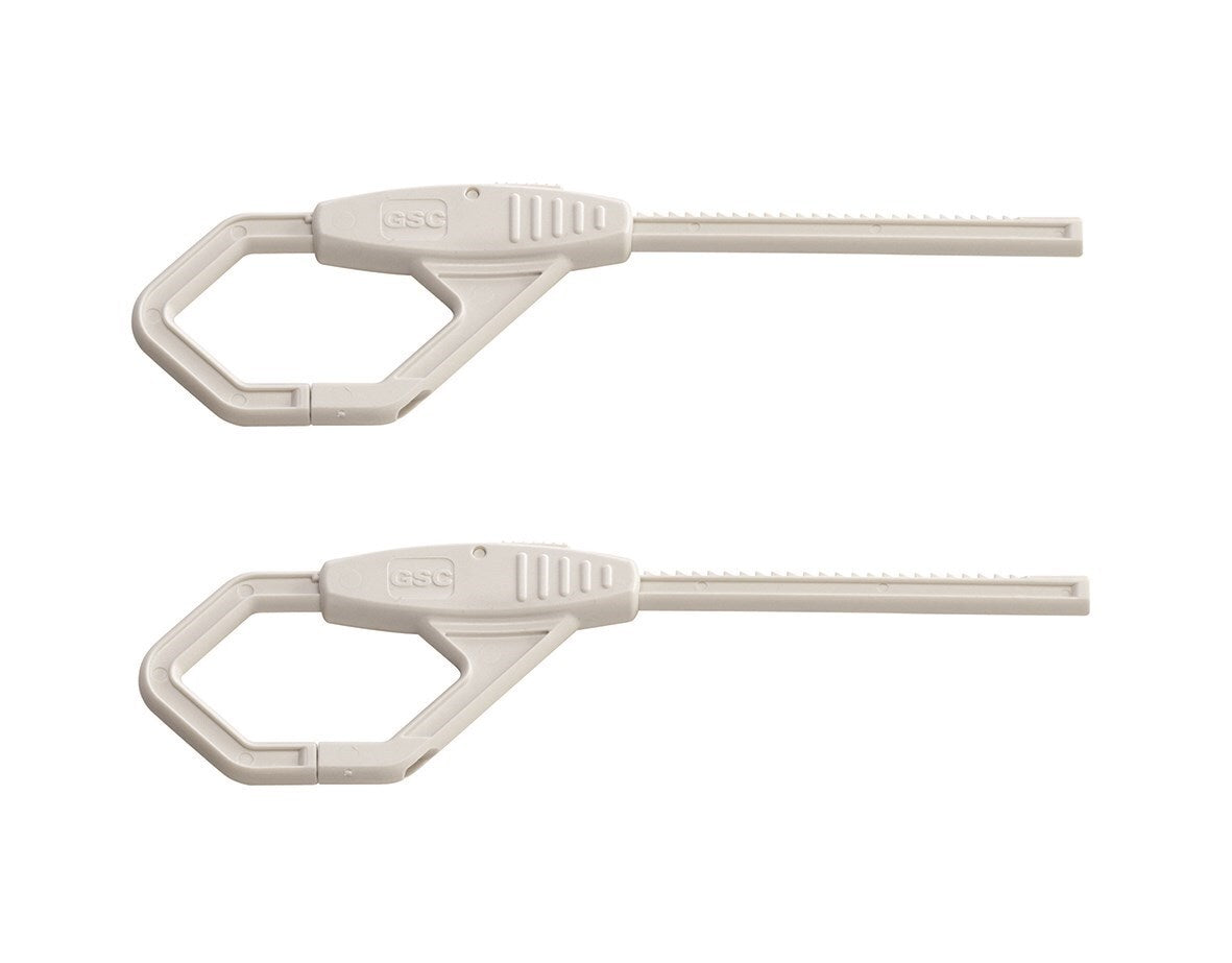 BabyDan Double Slide Lock For Furniture Cabinet - White