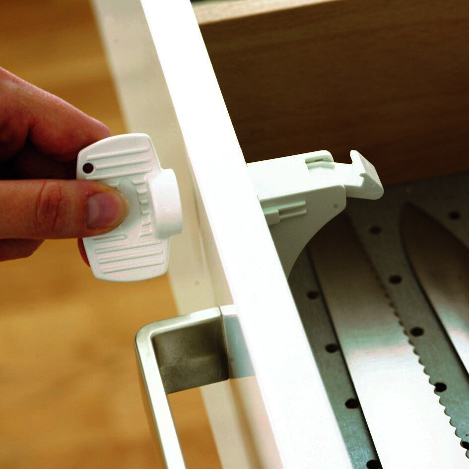 BabyDan Magnetic Lock For Drawer & Cupboard - White