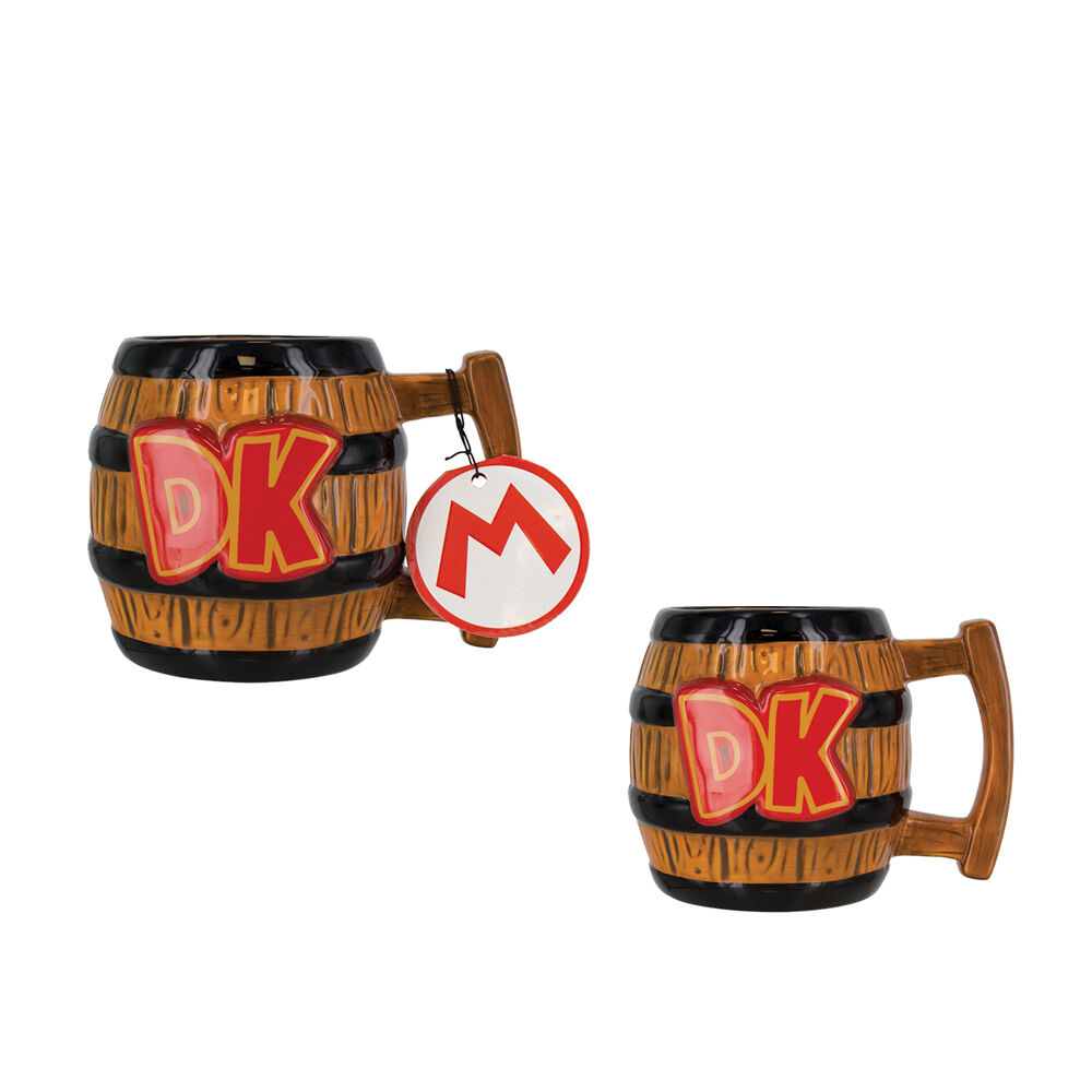 Nintendo Donkey Kong 3D Shaped Ceramic 400ml Mug Kids 12y+