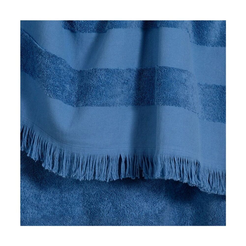 Canningvale Capresi Kids/Childrens Hooded Beach Towel Blue Stripe 3Y+