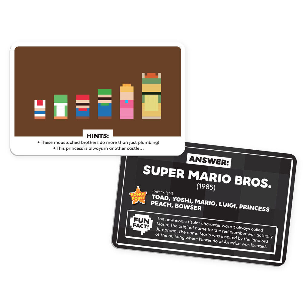 2PK Bubblegum Stuff Pixel Perfect Guessing/Trivia Game Kids/Family 8y+