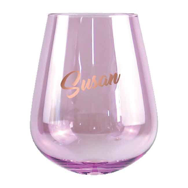 2pc Susan Stemless 13cm/600ml Wine Glass Drinking Tumbler Set