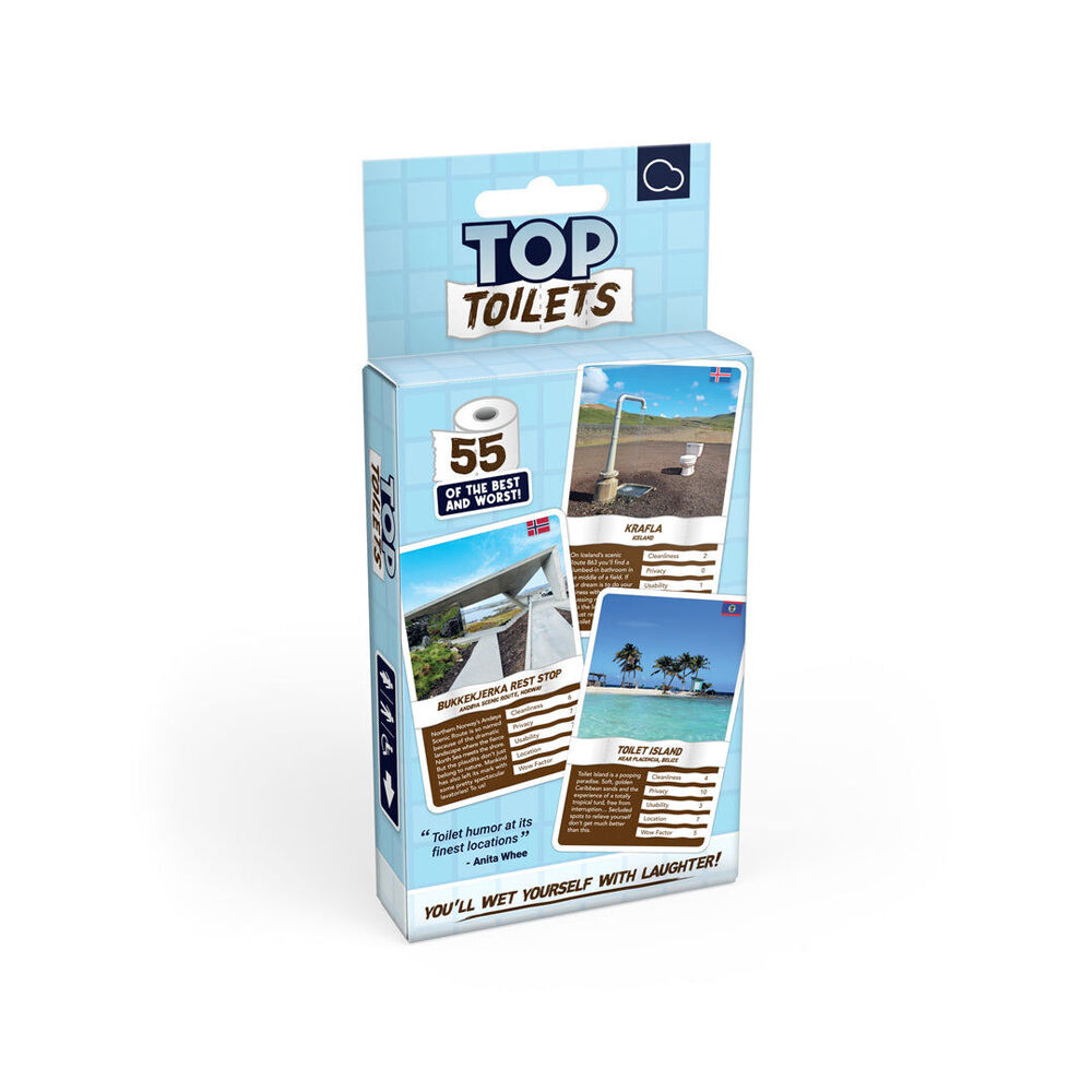 55pc Bubblegum Stuff Top Toilets Funny Novelty Card Game 12Y+;
