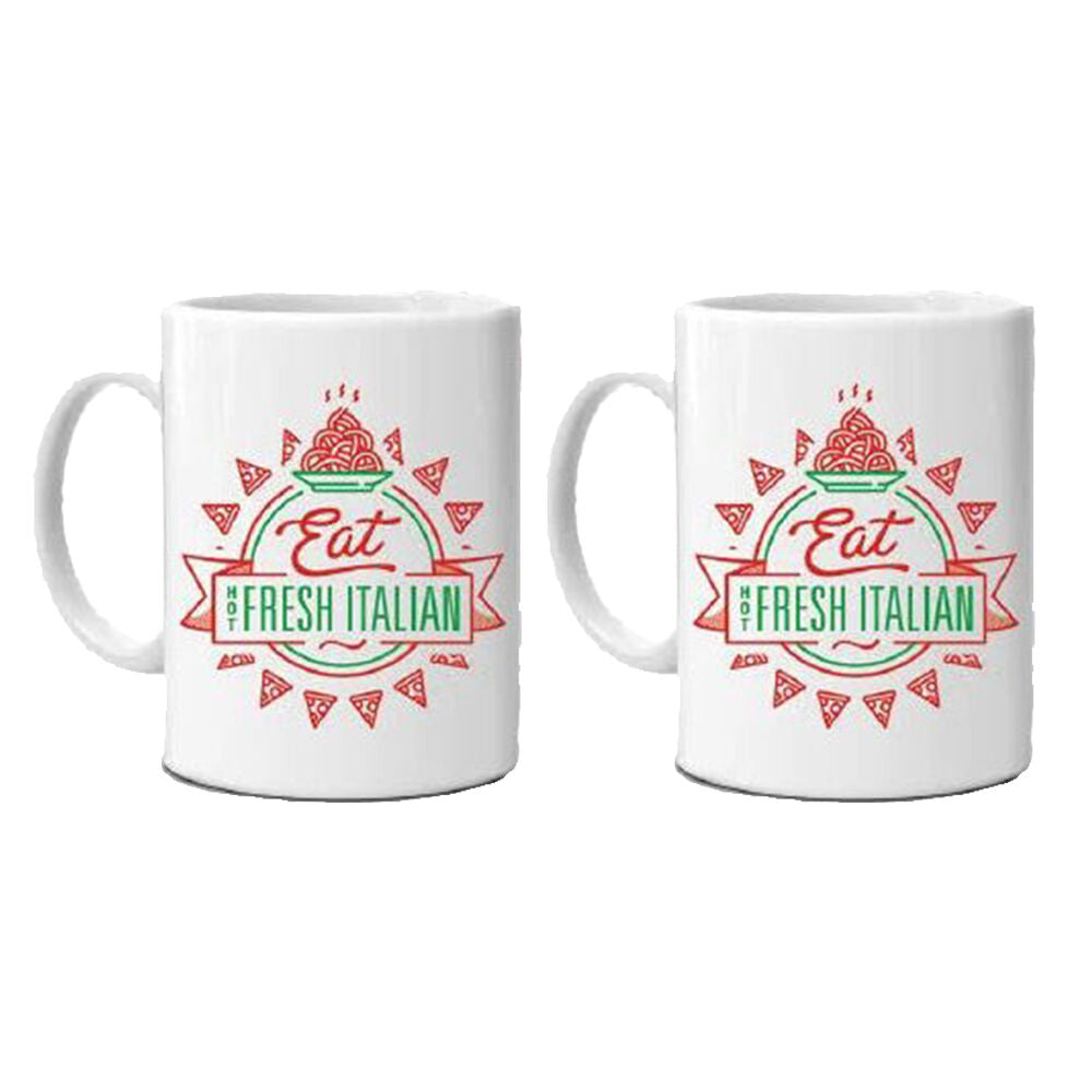 2PK Bubblegum Stuff Eat Fresh Italian Heat Changing Mug 8Y+;