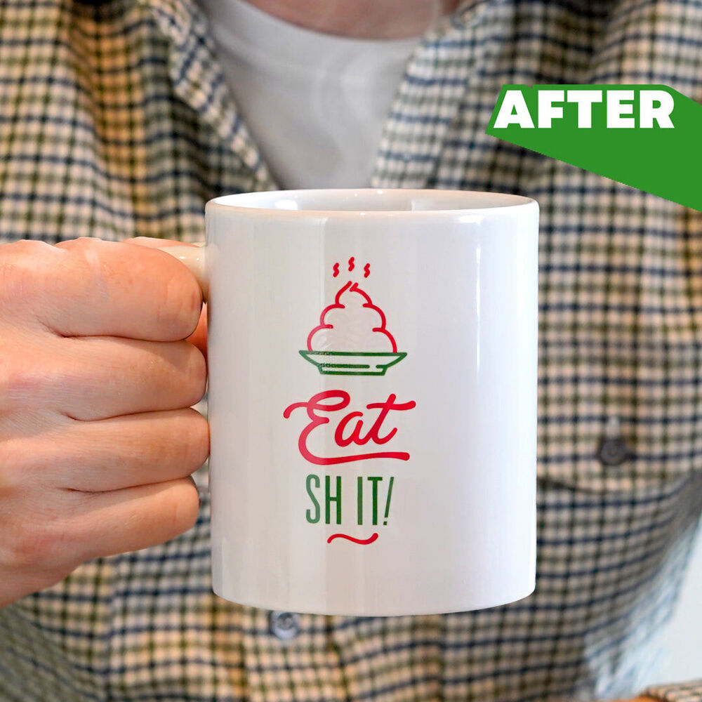 2PK Bubblegum Stuff Eat Fresh Italian Heat Changing Mug 8Y+;