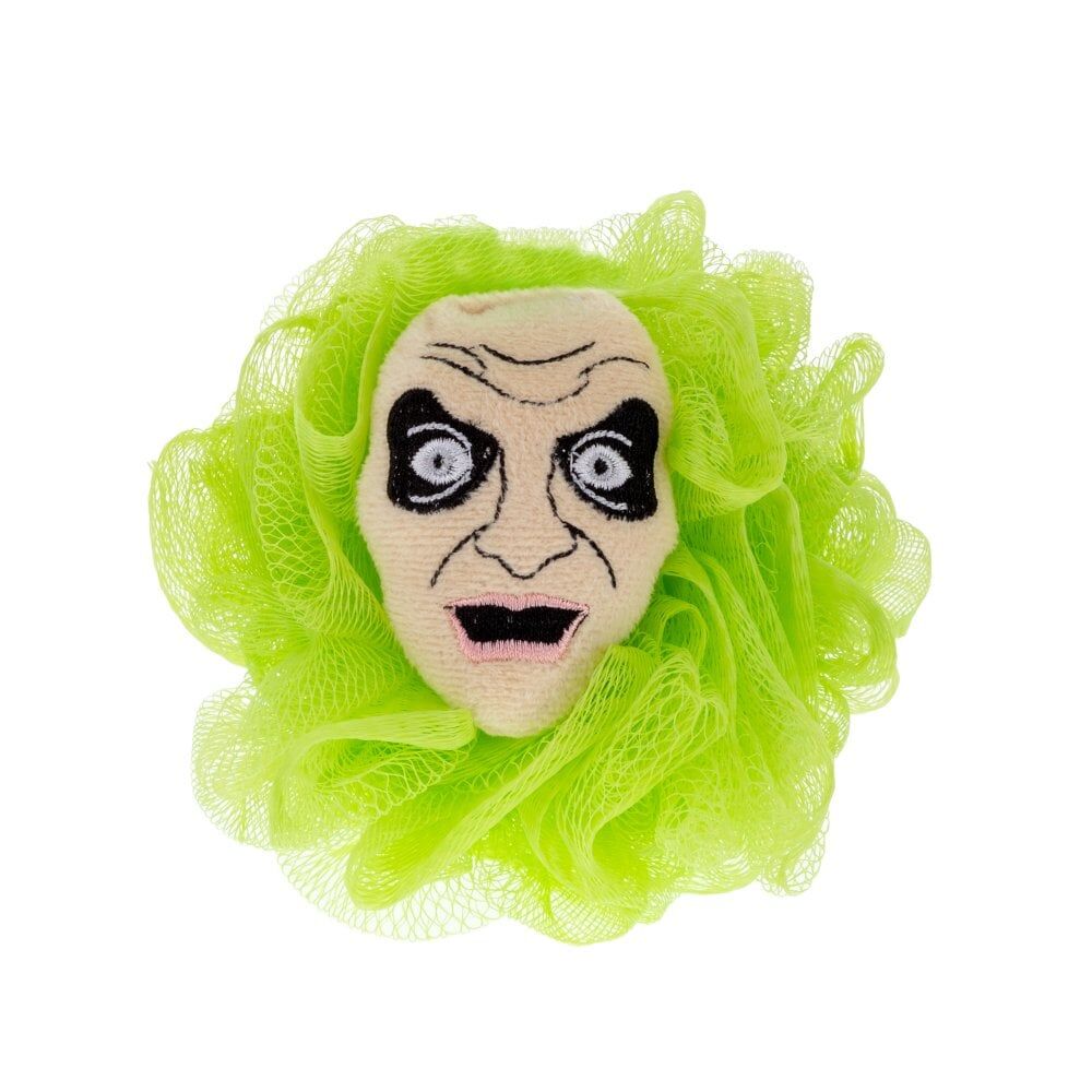 4PK Warner Bros Beetlejuice Body Exfoliator Shower Loofah Puff Green