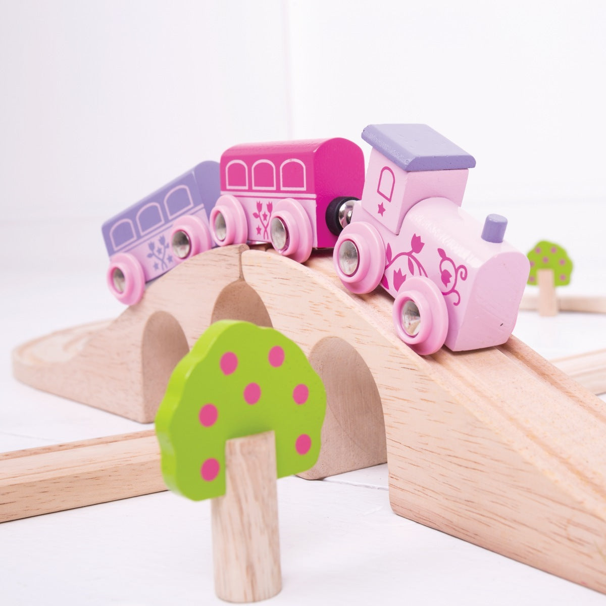 Bigjigs Rail Fairy Figure of Eight Train Set Kids Wooden Toy 3y+