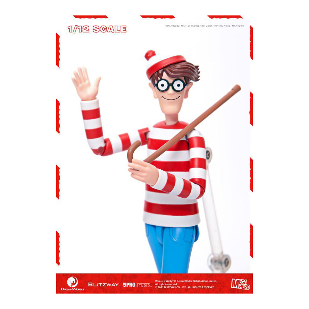 Where's Wally 1:12 Scale 6" Action Figure Display Toy