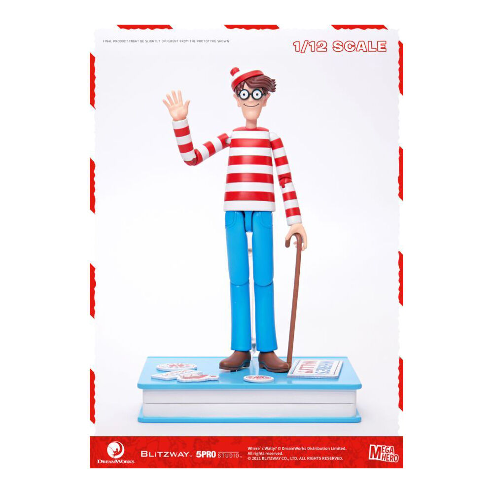 Where's Wally 1:12 Scale 6" Action Figure Display Toy
