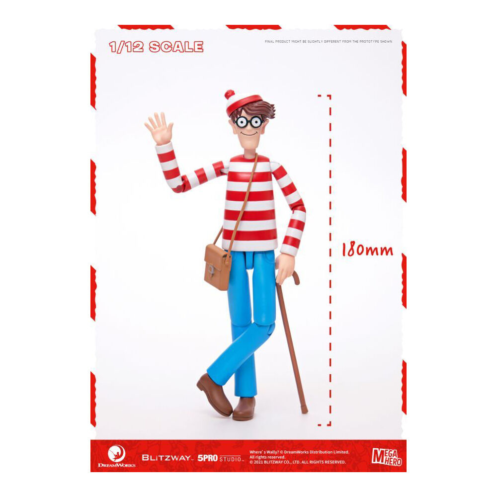 Where's Wally 1:12 Scale 6" Action Figure Display Toy