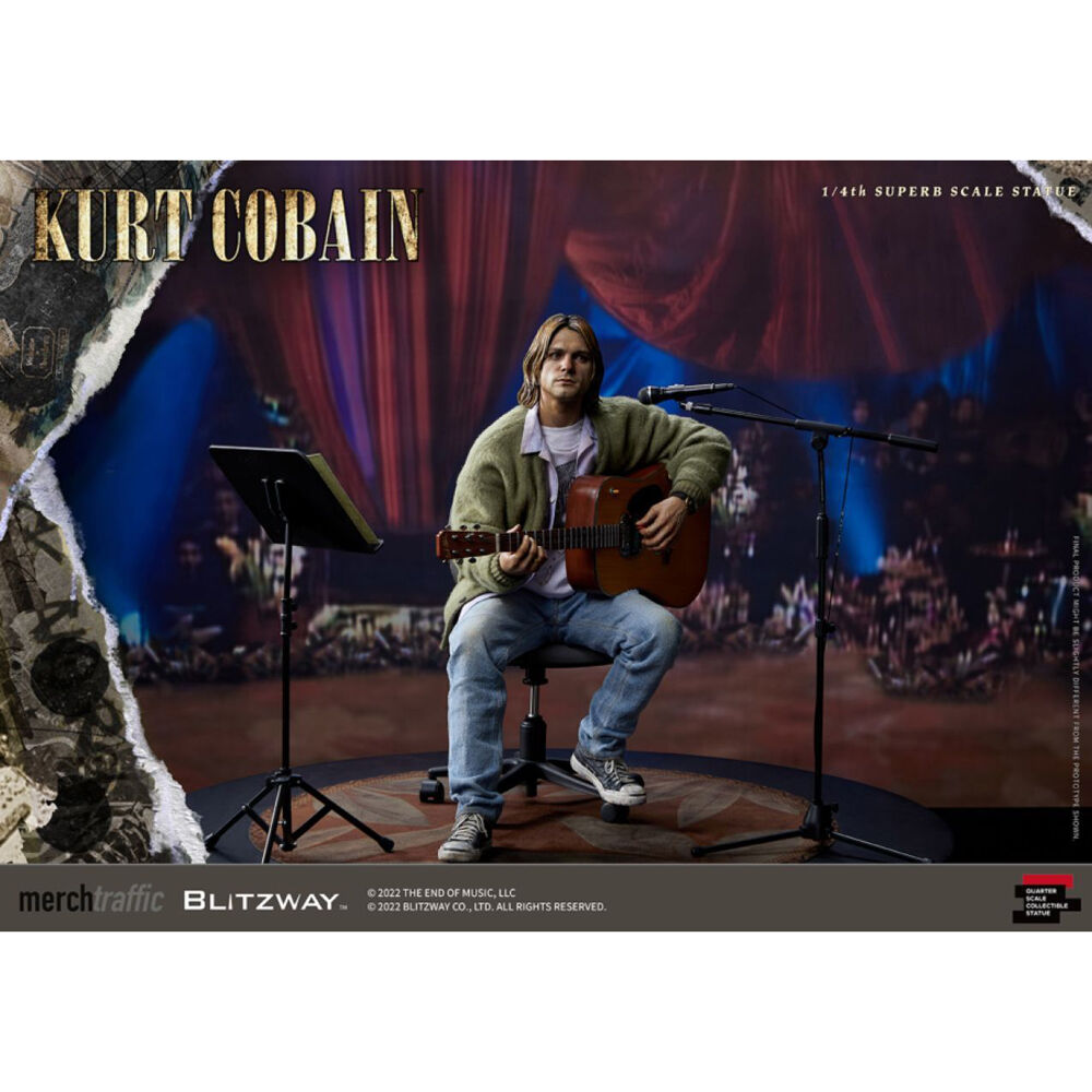 Kurt Cobain - Kurt Cobain 1:4 Scale Statue Collectible Figure
