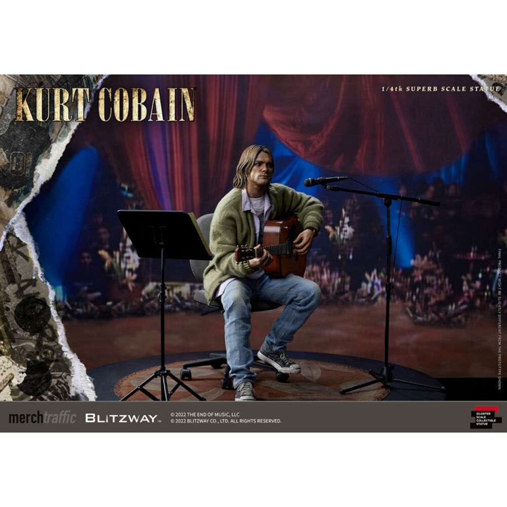Kurt Cobain - Kurt Cobain 1:4 Scale Statue Collectible Figure