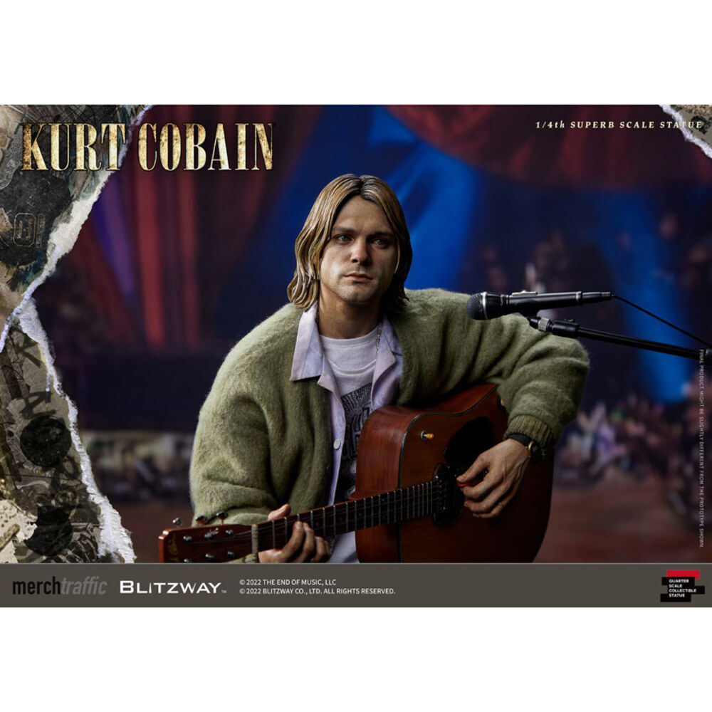 Kurt Cobain - Kurt Cobain 1:4 Scale Statue Collectible Figure