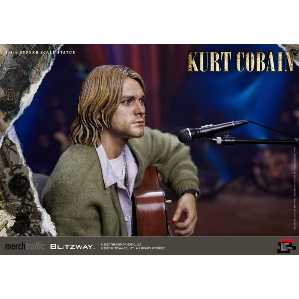 Kurt Cobain - Kurt Cobain 1:4 Scale Statue Collectible Figure