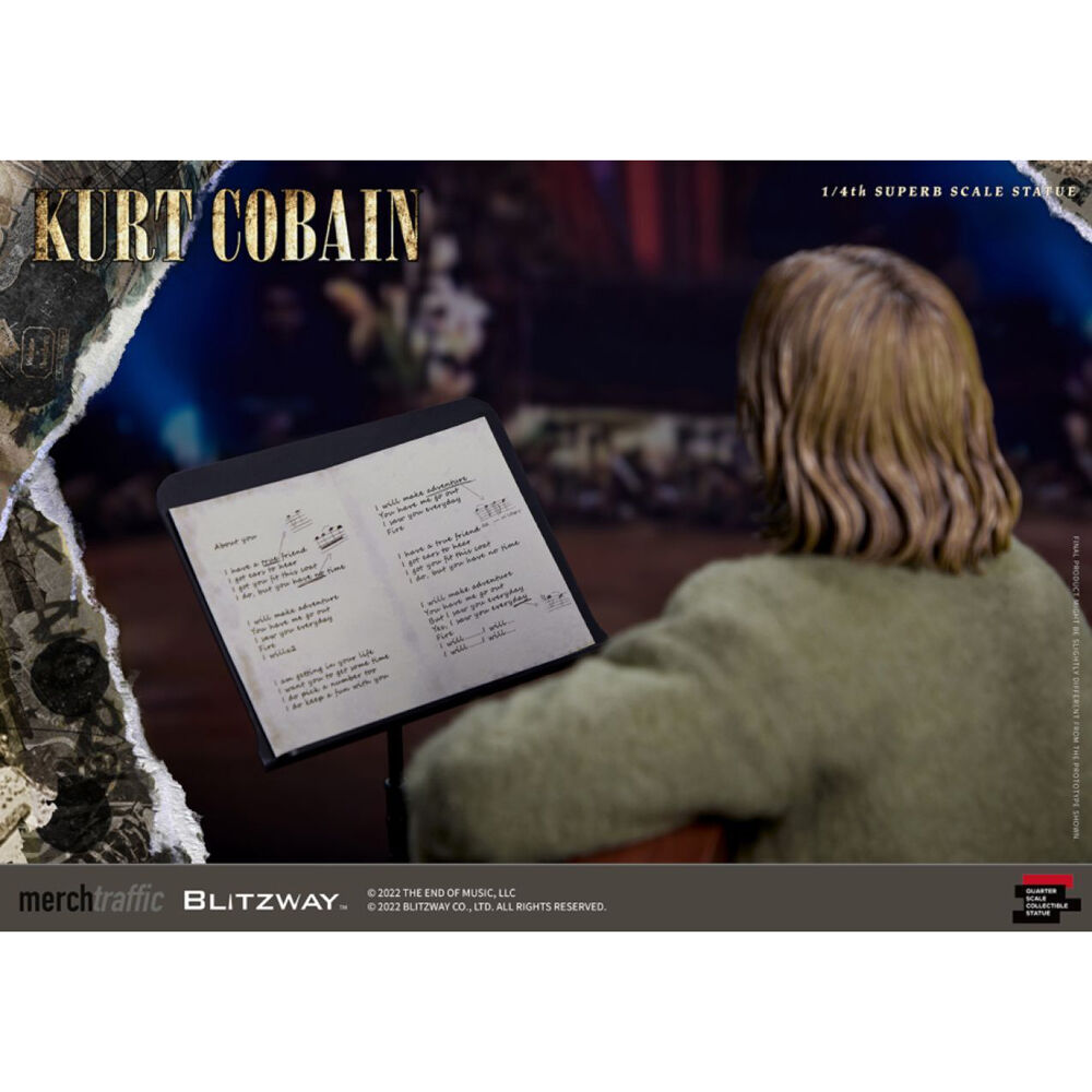 Kurt Cobain - Kurt Cobain 1:4 Scale Statue Collectible Figure