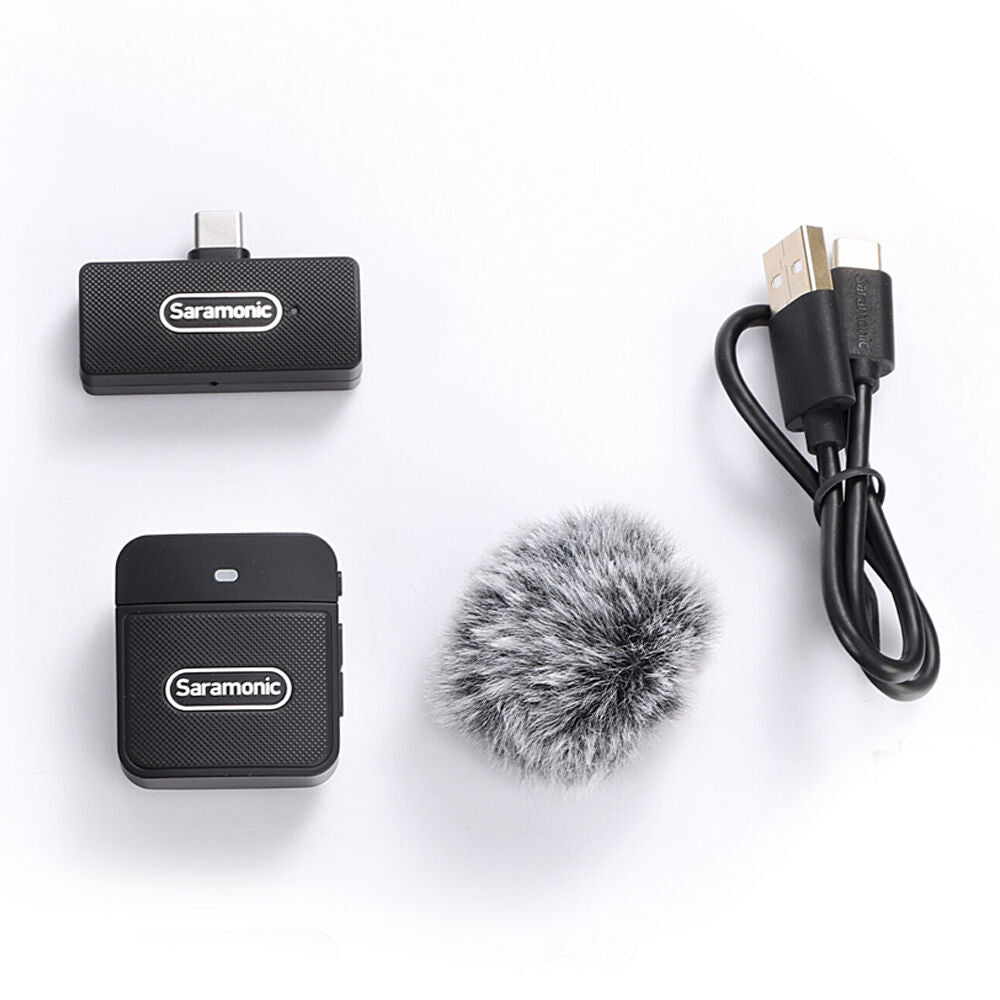 2pc Saramonic 2.4GHz Wireless Microphone System TX/RXUC For USB-C Devices