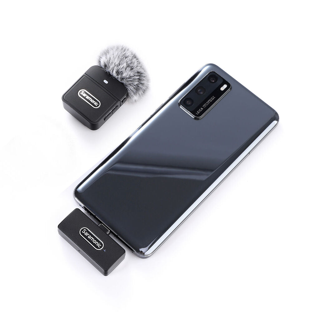 2pc Saramonic 2.4GHz Wireless Microphone System TX/RXUC For USB-C Devices
