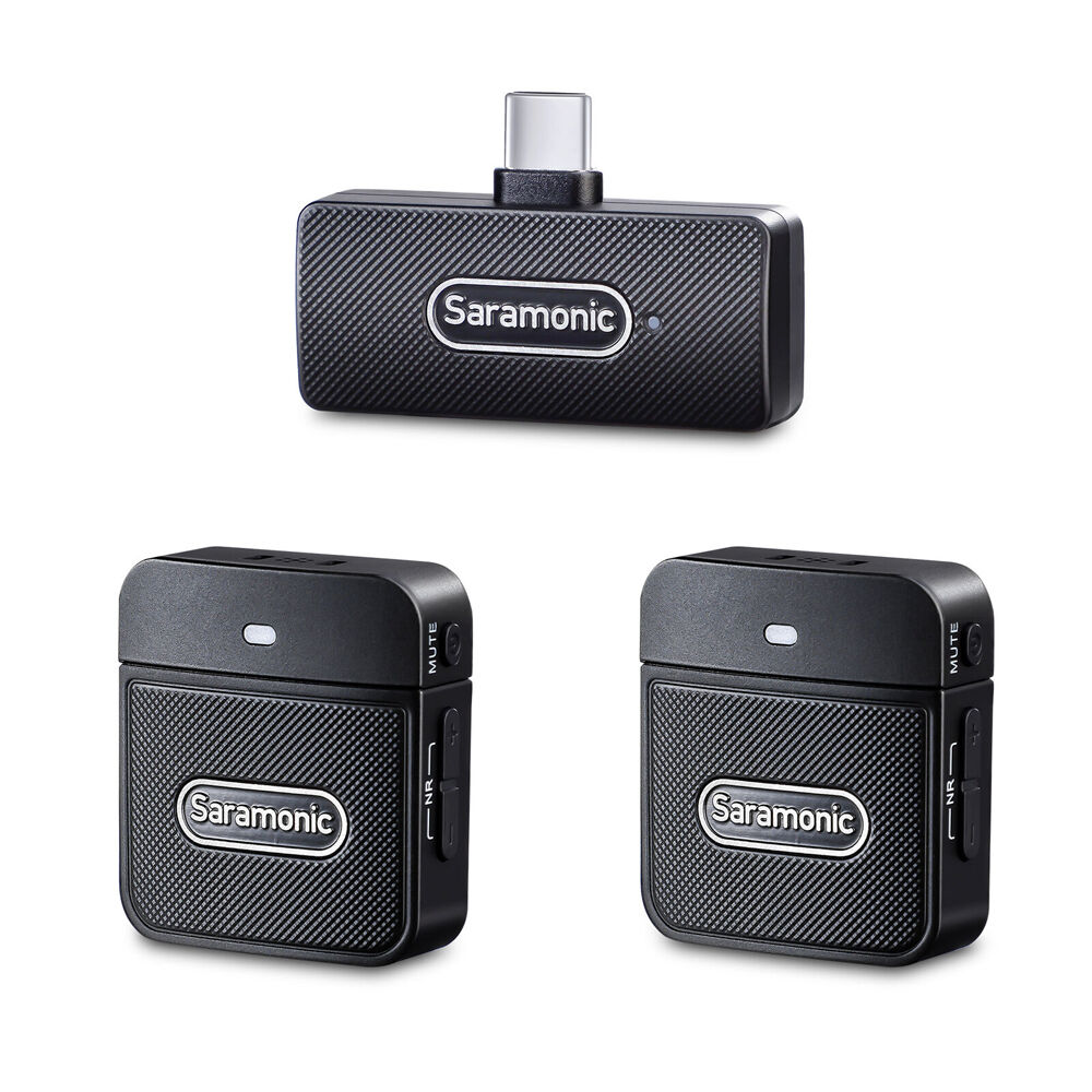 3pc Saramonic 2.4GHz Wireless Microphone System TX/RXUC For USB-C Devices