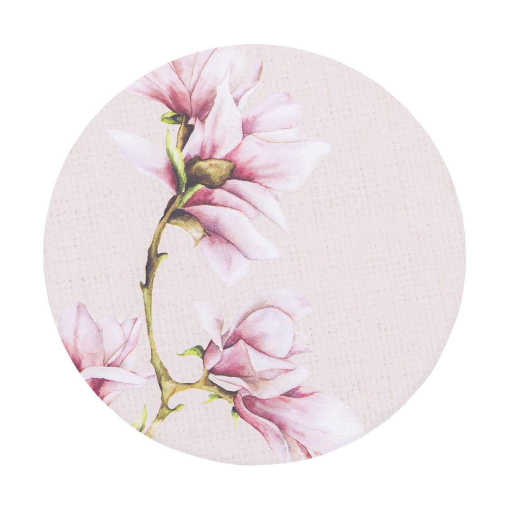 6PK Splosh Blossom 10cm Ceramic Coaster Drink Mat Round