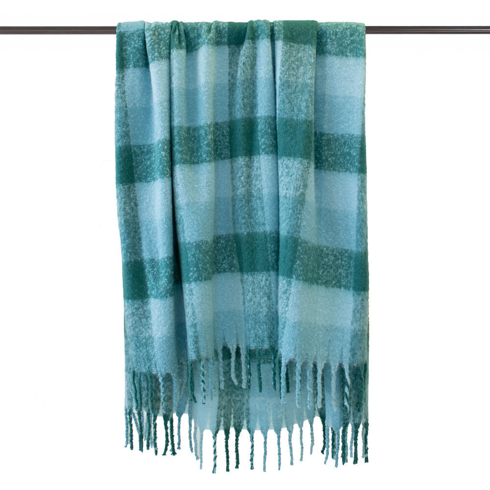 Bambury Cosmo Warm Sofa/Couch Blanket Soft Bedroom Throw 130x200cm Aqua