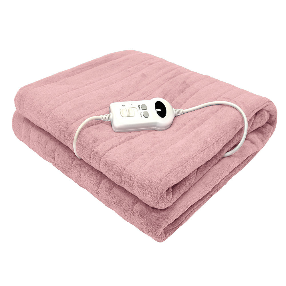 Bambury Home Living Bambury Heated Throw 120 x 160cm Blush 120 x 160cm