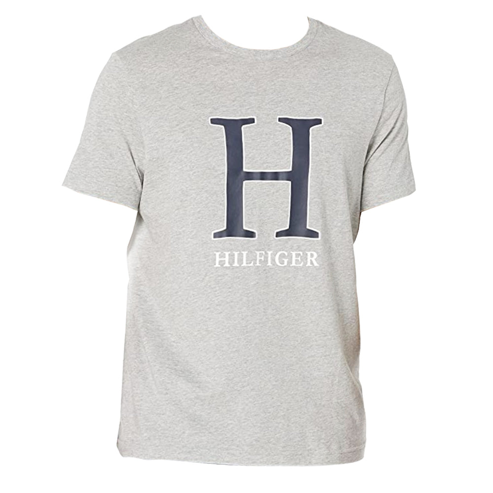 Tommy Hilfiger Men's Sleepwear Graphic Tee Grey Heather