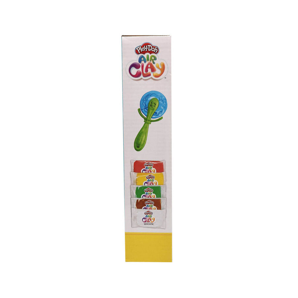 Play-Doh Air Dry Clay Pizza Parlour Set Mess-Free 5 Bright Colours Kids Kit 4y+