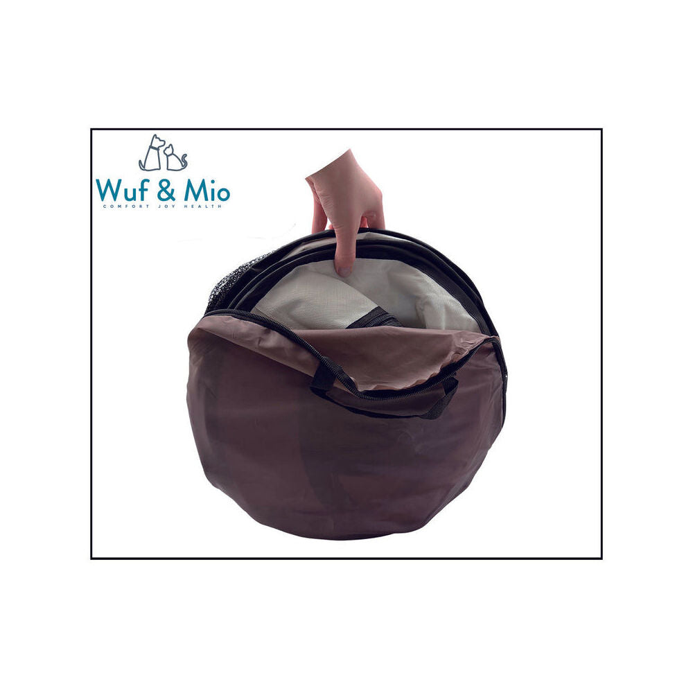 Wuf And Mio Pet Play Tent/Pen w/Foldable Mesh Zippered Door For Dogs/Cats 90cm