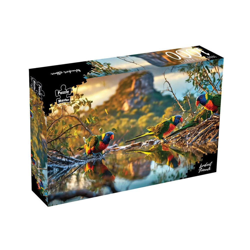 1000pc Puzzlemaster Jigsaw Puzzle Lorikeet Artwork Surreal Australia 12y+