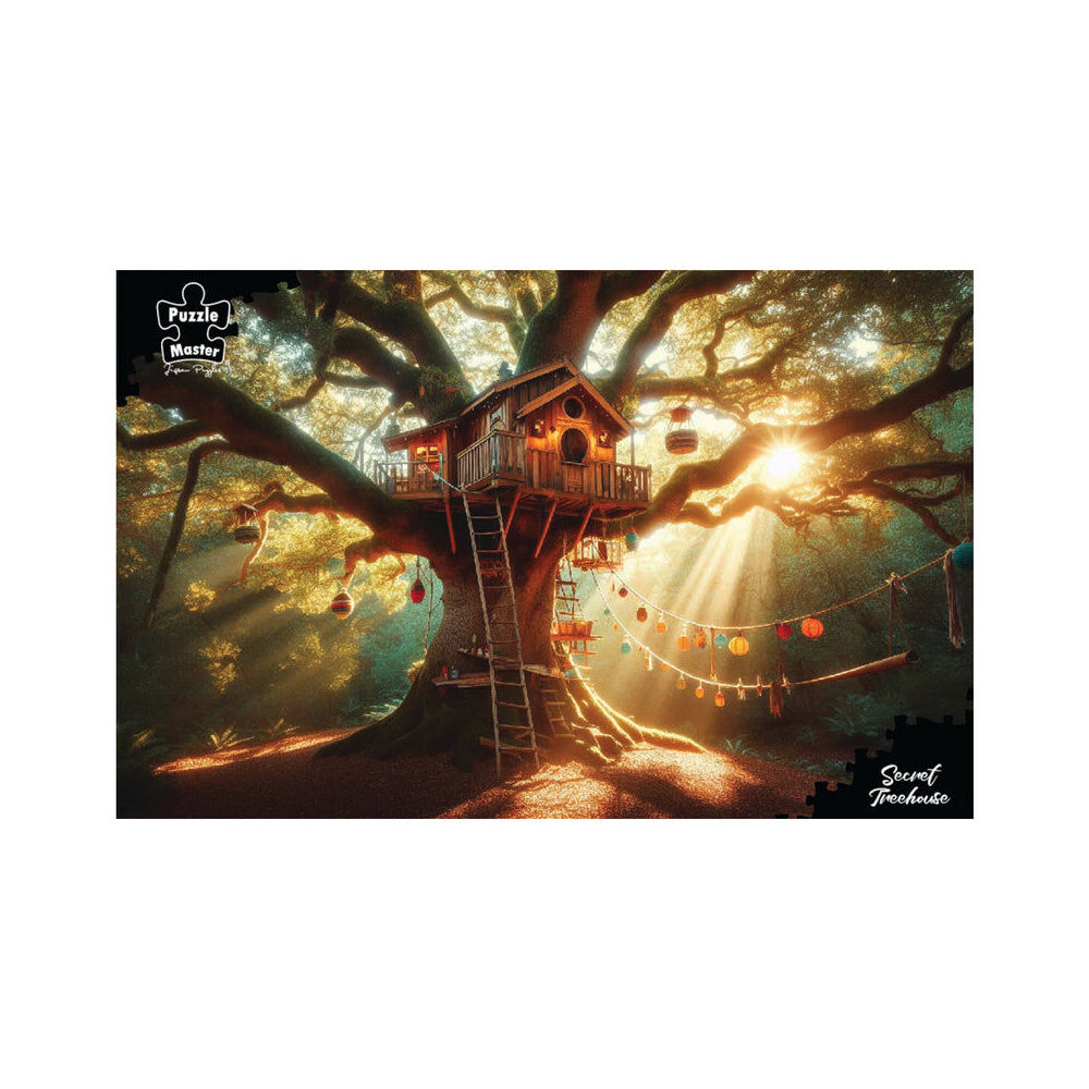1000pc Puzzlemaster Jigsaw Puzzle Secret Treehouse Enchanting Artwork 12y+