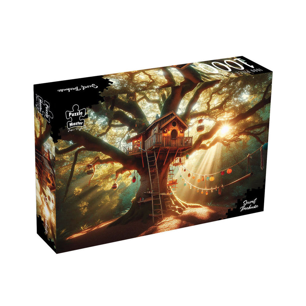 1000pc Puzzlemaster Jigsaw Puzzle Secret Treehouse Enchanting Artwork 12y+