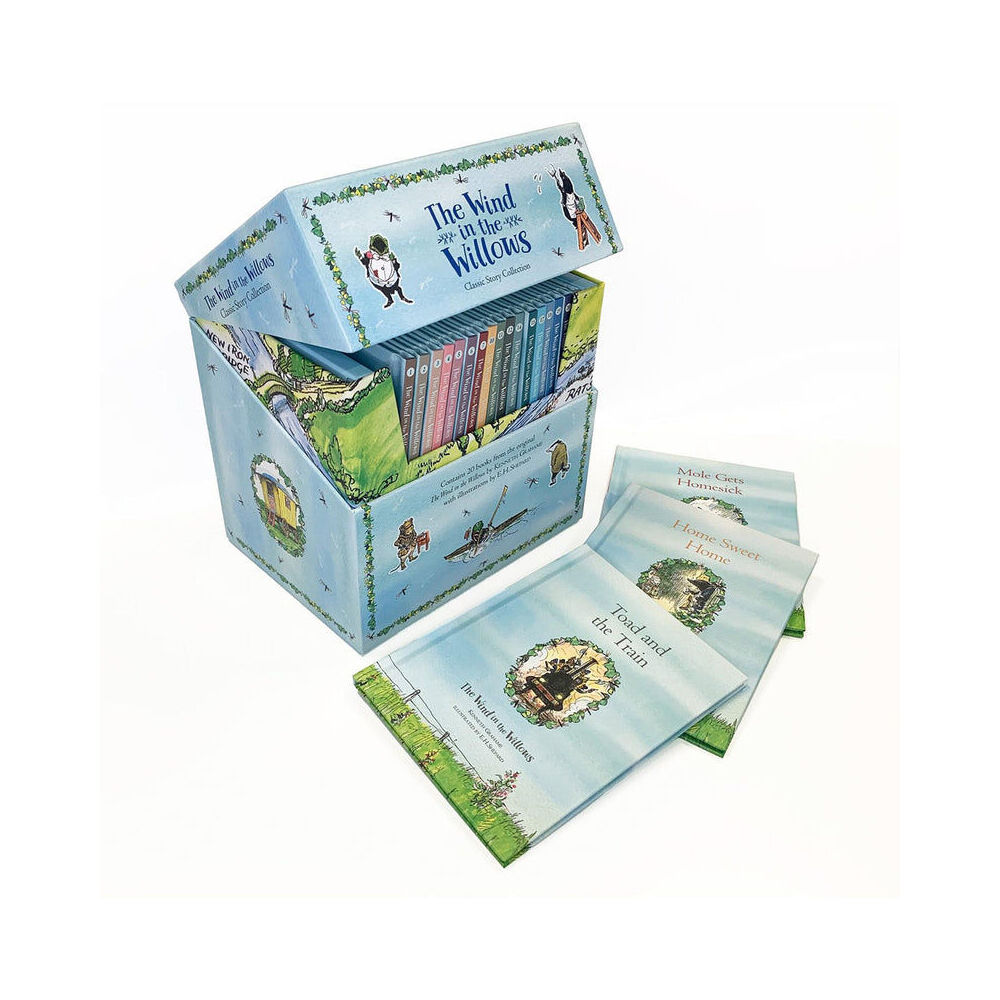 Wind in The Willows Classic Story Collection 20 Hardback Book Set w/ Case 8y+