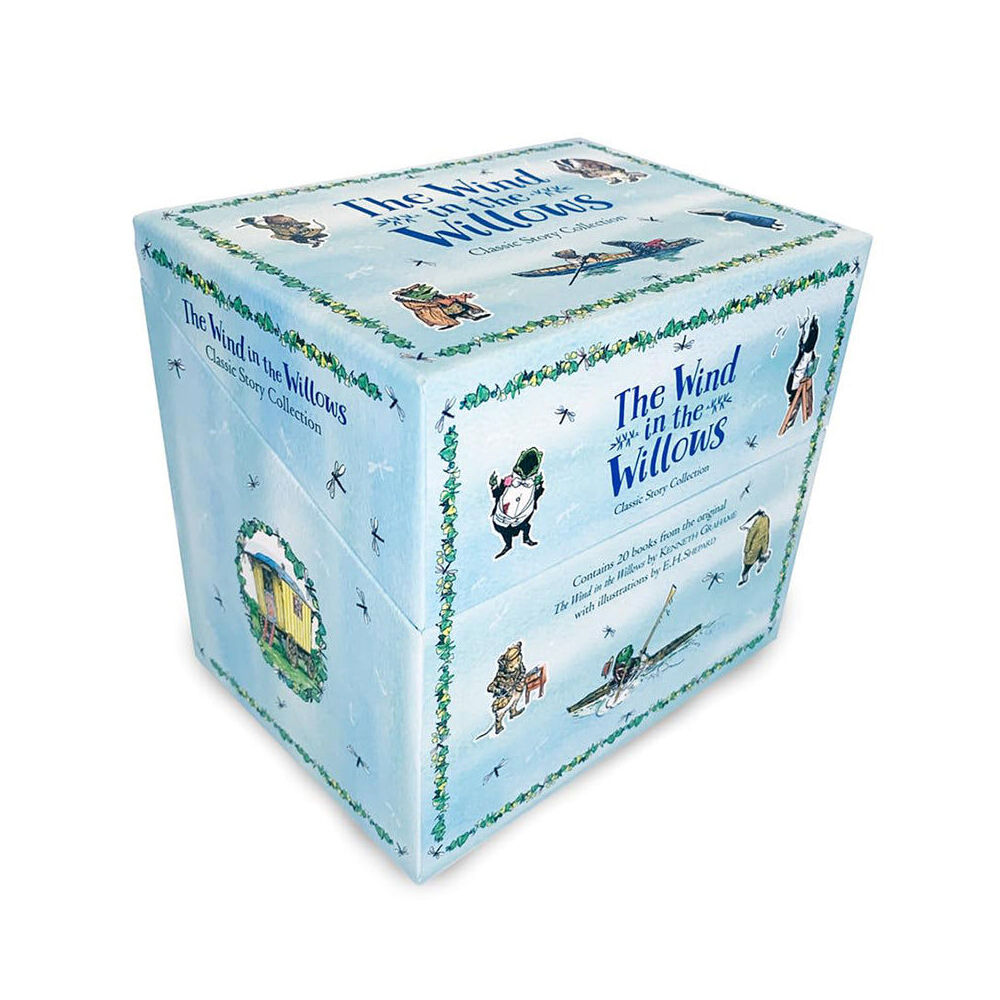 Wind in The Willows Classic Story Collection 20 Hardback Book Set w/ Case 8y+