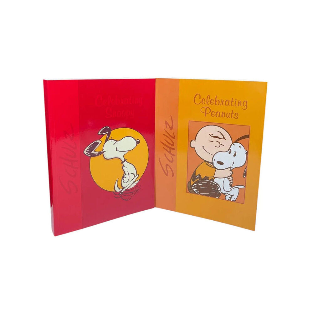 Celebrate Peanuts 2 Hardback Book Slipcase Set Charles M Schulz