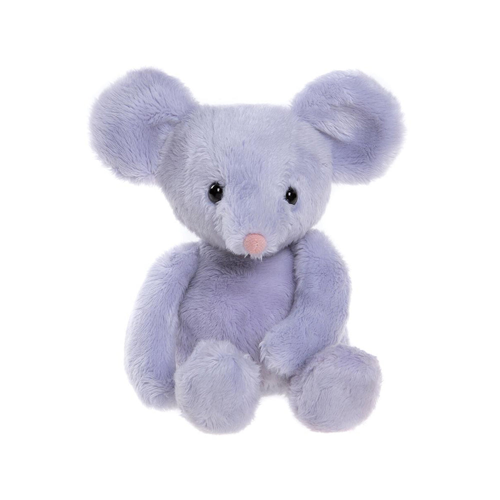 2PK Charlie Bears Bear & Me Baby Pip Mouse 17x6cm - Purple 0m+