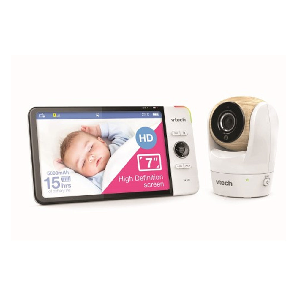 VTech BM7750HD 2 Camera 18cm HD Pan & Tilt Full Colour Video & Audio Baby Monitor