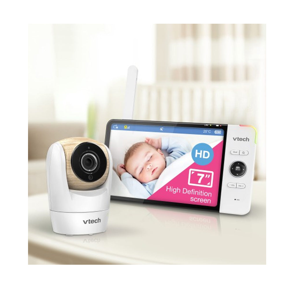 VTech BM7750HD 2 Camera 18cm HD Pan & Tilt Full Colour Video & Audio Baby Monitor