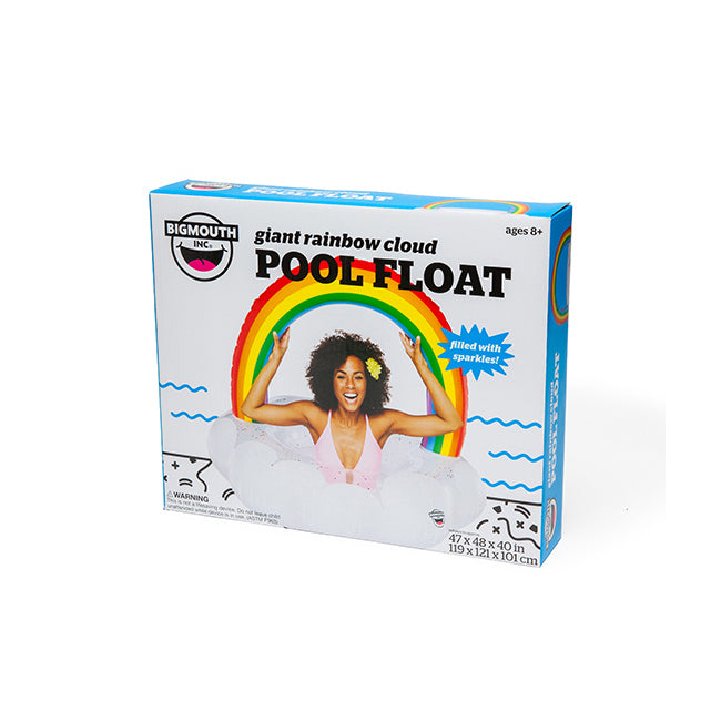 BigMouth Inc. Inflatable 122cm Giant Rainbow Pool Float 8y+