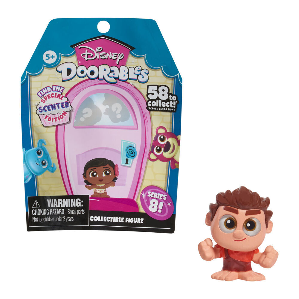 8PK Disney Doorables Collectible Figures Blind Bag S8 Assorted 5y+