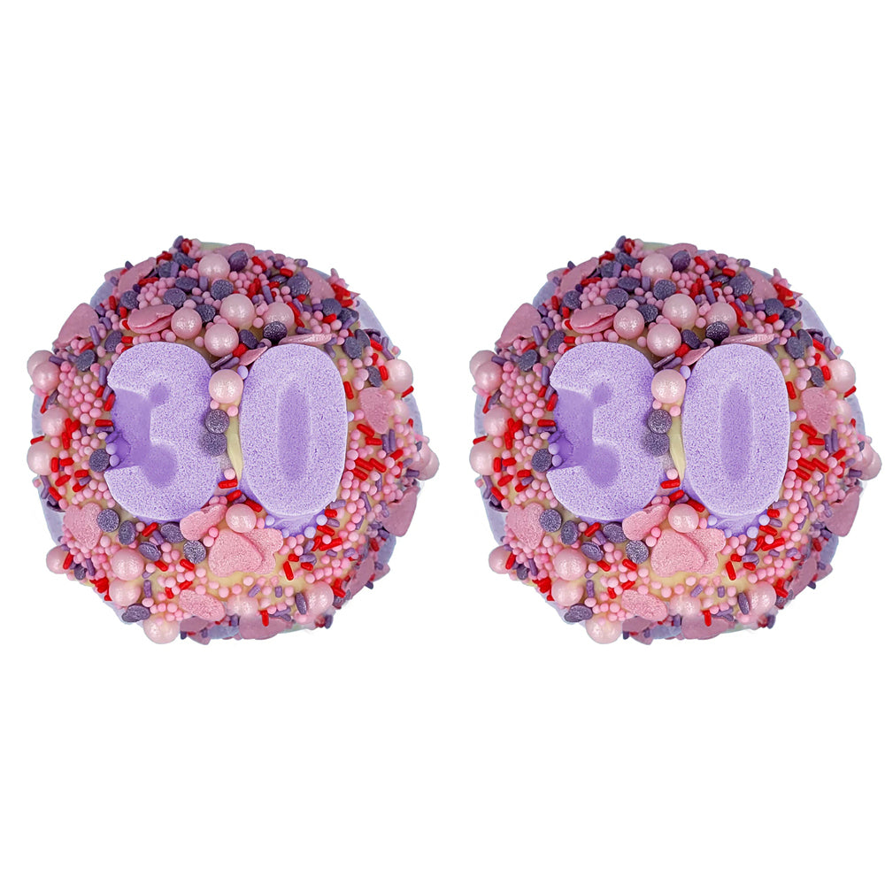 2PK Bomb Cosmetics Flirty 30 Bath Bomb Blaster Fragrance