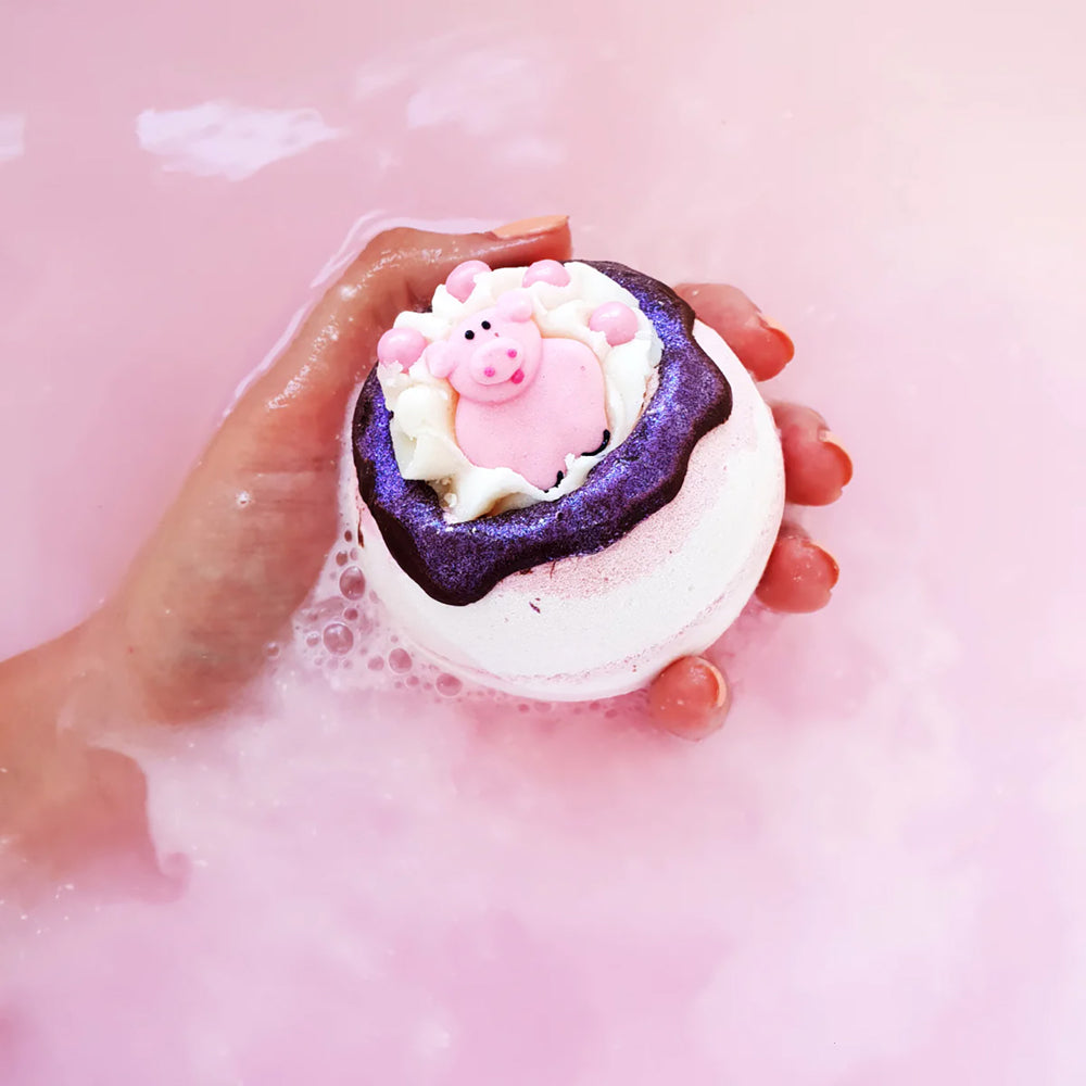 3PK Bomb Cosmetics Bath Blaster Bathbomb Soap - Piggy In The Middle